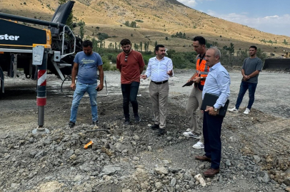 Kaymakam Mahmut Sami Yılmaz’dan Balkaya Mevkiinde Yol Çalışması Denetimi